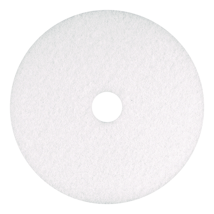 Americo Polishing Pads, 18" Diameter, White, 5/Carton (401218)