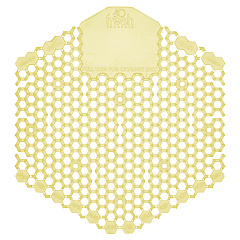 Fresh Products Wave 3D Urinal Deodorizer Screen, Citrus Scent, Yellow, 10/Box (3WDS60CITBX)