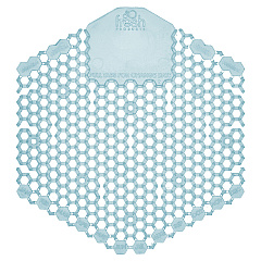 Fresh Products Wave 3D Urinal Deodorizer Screen, Ocean Mist Scent, Blue, 10/Box, 6 Boxes/Carton (3WDS60OMI)