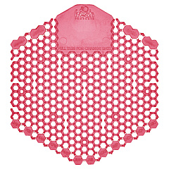 Fresh Products Wave 3D Urinal Deodorizer Screen, Spiced Apple Scent, Red, 10/Box (3WDS60SAP)