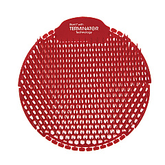 Fresh Products Slant7 with Terminator Urinal Screen, Evergreen Scent, Red, 30/Carton (S7TCT)