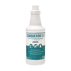 Fresh Products Conqueror 103 Odor Counteractant Concentrate, Lemon, 32 oz Bottle, 12/Carton (1232WBLECT)