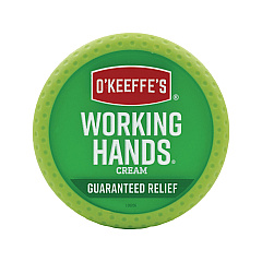 O'Keeffe's Working Hands Cream, 3.4 oz Jar, Unscented (K0350007)
