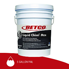 Betco Liquid Chisel Max Non-Butyl Degreaser, Characteristic Scent, 5 gal Pail (1450500)
