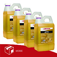 Betco pH7Q Neutral Disinfectant, Pleasant Lemon Scent, 2 L Bottle, 4/Carton (3164700)