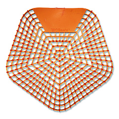Fresh Products WCBasix Urinal Screen, Mango Mist Scent, Orange, 0.11 oz, 10/Box (WCBX10MGBX)