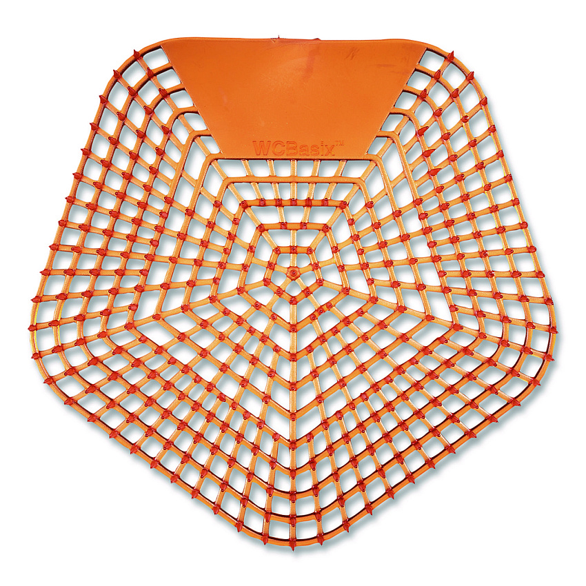 Fresh Products WCBasix Urinal Screen, Mango Mist Scent, Orange, 0.11 oz, 10/Box (WCBX10MGBX)