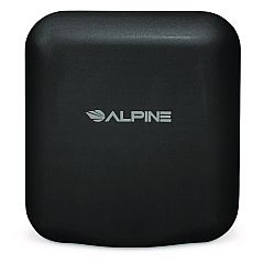 Alpine Hemlock Commercial Automatic 120V Hand Dryer, 6.69 x 11.41 x 12.31, Stainless Steel, Black (ALP40010BLA)