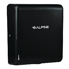Alpine Willow Commercial 120V Automatic Hand Dryer, 3.93 x 11.25 x 12.63, Stainless Steel, Black (ALP40510BLA)