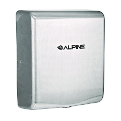 Alpine Willow Commercial 120V Automatic Hand Dryer, 3.93 x 11.25 x 12.63, Stainless Steel, Silver (ALP40510SSB)