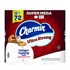 Charmin Ultra Strong Bathroom Tissue, Septic Safe, 2-Ply, White, 363 Sheets/Roll, 12 Rolls/Pack (04311)