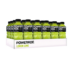 Powerade Sports Drink, Lemon Lime, 20 oz Bottle, 24/Pack (049000003697)