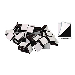 Teacher Created Resources Adhesive Magnetic Squares, Black, 0.5", 100/Set (TCR20720)