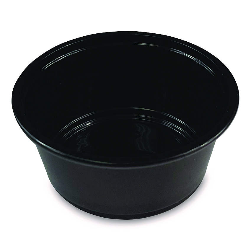 Boardwalk Souffle/Portion Cups, 3.25 oz, Polypropylene, Black, 2,500/Carton (BWKPRTN325BL)