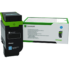 Lexmark 75M1HC0 High Yield Cyan Toner Cartridge