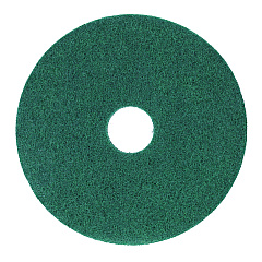 Boardwalk Heavy-Duty Scrubbing Floor Pads, 13" Diameter, Green, 5/Carton (BWK4013GRE)