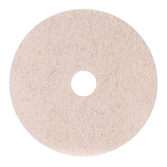 Boardwalk Natural Hog Hair Burnishing Floor Pads, 17" Diameter, Tan, 5/Carton (BWK4017NHE)