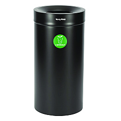 Alpine 27 Gallon Black Stainless Steel Compost Can (47527BLKCO)