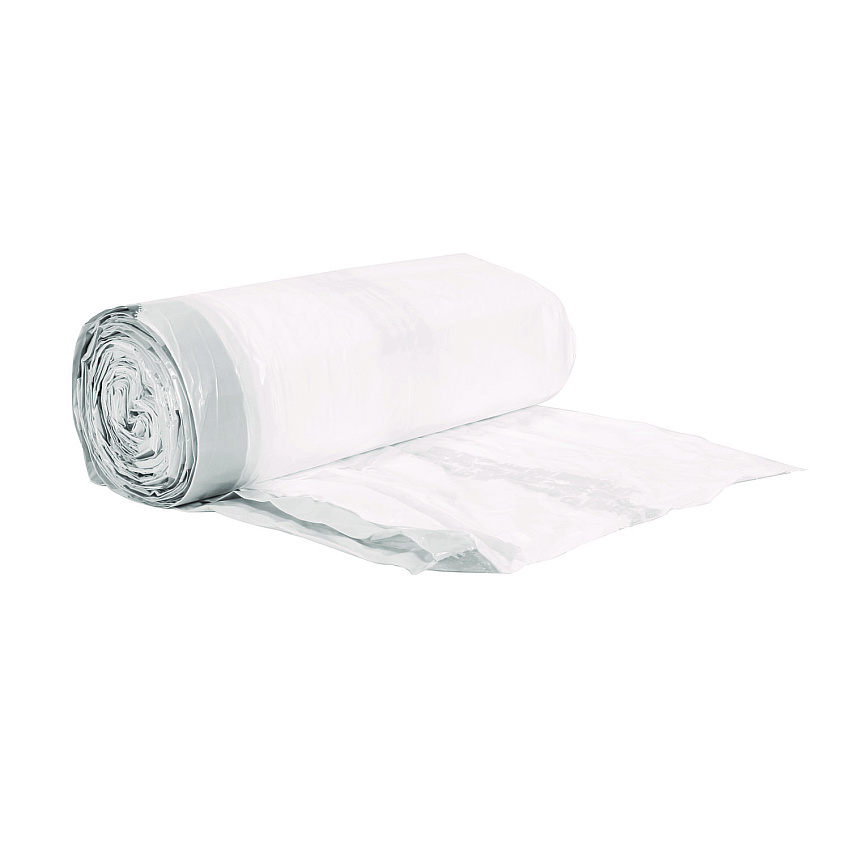 Boardwalk Drawstring Kitchen Bags, 13 gal, 0.8 mil, White, 50 Bags/Roll, 2 Rolls/Carton (BWK1DK100)