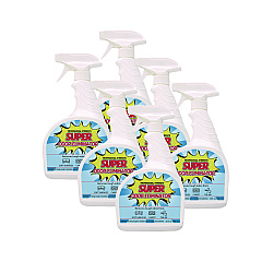 Fresh Products Super Odor Eliminator, 32 oz Spray Bottle, 6/Carton (632SOE)