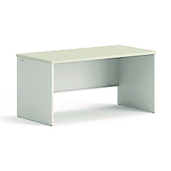HON 38000 Series Desk Shell, 60" x 30" x 30", Light Gray/Silver (38932B9Q)