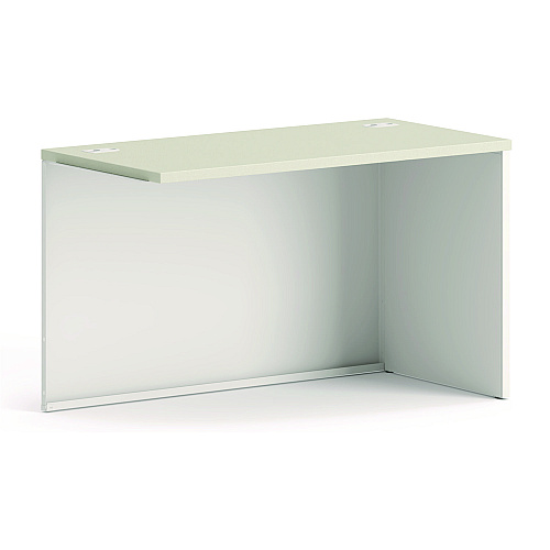 HON 38000 Series Return Shell, 31.75w x 53.19d x 3.75h,Silver Mesh/Light Gray, Right (38943RB9Q)