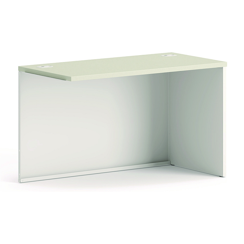 HON 38000 Series Return Shell, 31.75w x 53.19d x 3.75h,Silver Mesh/Light Gray, Right (38943RB9Q)