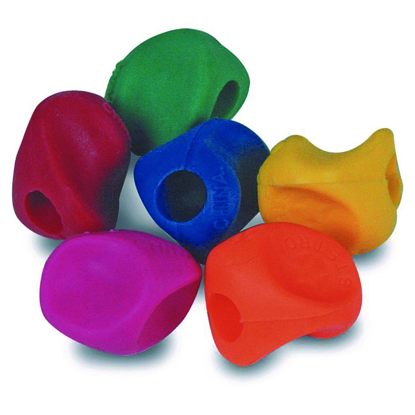 The Pencil Grip Mini Pencil Grip, 0.8" Long, Assorted Colors, 600/Carton (175600)