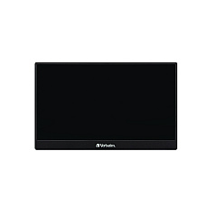 Verbatim Portable Monitor, 14" Widescreen, IPS Panel, 1920 Pixels x 1080 Pixels, Plastic (49590)