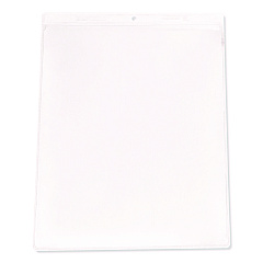 C-Line Clear Vinyl Shop Ticket Holders, Both Sides Clear, 50 Sheets, 9 x 12, 50/Box (80912)