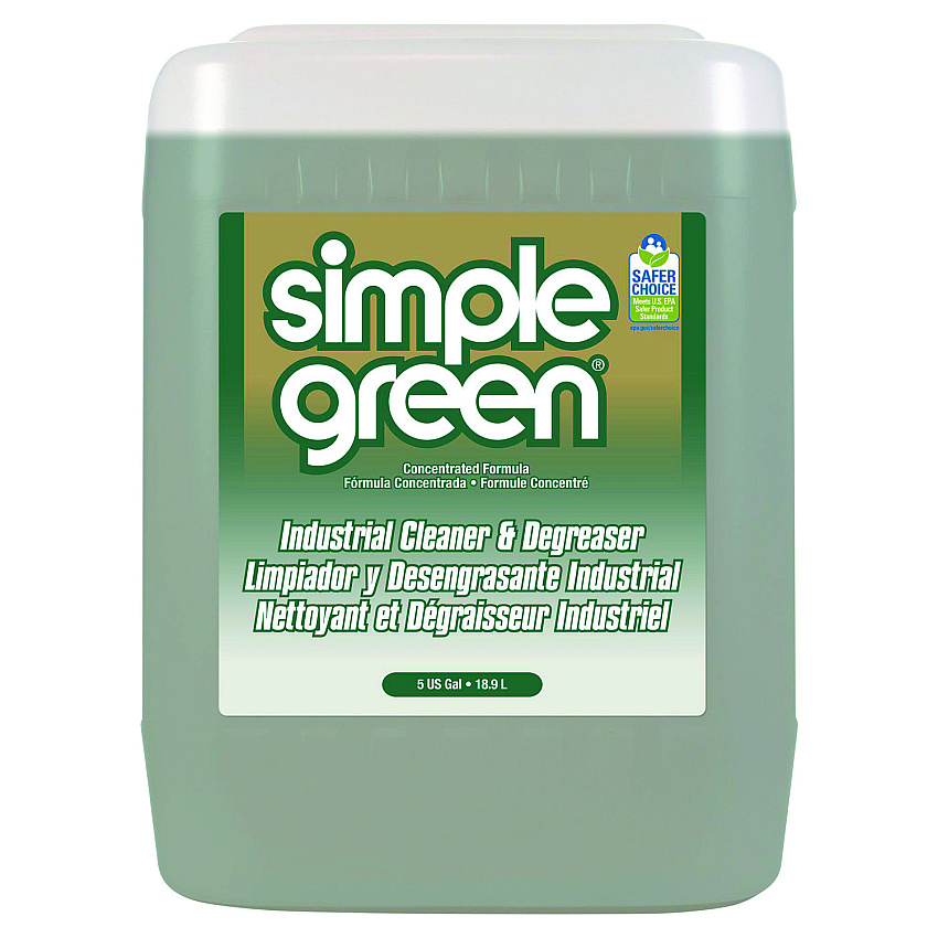 Simple Green Industrial Cleaner and Degreaser, Concentrated, 5 gal, Pail (13006)