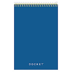 TOPS Docket Steno Pad, Gregg Rule, Forest Green Cover, 100 Canary-Yellow 6 x 9 Sheets (63851)