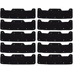 ergodyne Skullerz 8953 Hard Shell Bump Cap Sweatband Replacement, Black, 10/Pack (60237)