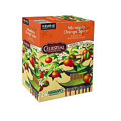 Celestial Seasonings Mandarin Orange Spice Herb Tea K-Cups, 96/Carton (14735CT)
