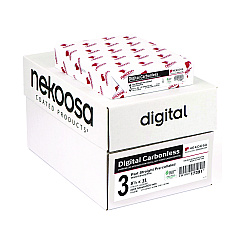 Nekoosa Fast Pack Carbonless 3-Part Paper, 8.5 x 11, White/Canary/Pink, 500 Sheets/Ream, 5 Reams/Carton (17391)