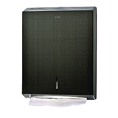 Alpine Vertical C-Fold/Multi-Fold Paper Towel Dispenser, 14.5 x 4 x 11.2, Antique Nickel (ALP480AN)