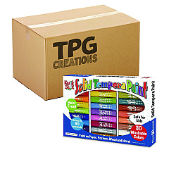 The Pencil Grip Kwik Stix Tempera Paint Set, 30 Assorted Colors, 30/Pack, 6 Packs/Carton (68106)