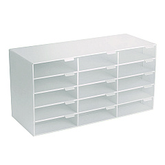 AdirOffice File Classroom Literature Organizer, 15 Sections, Letter Size, 32 x 13 x 17, White (I50115WHI)