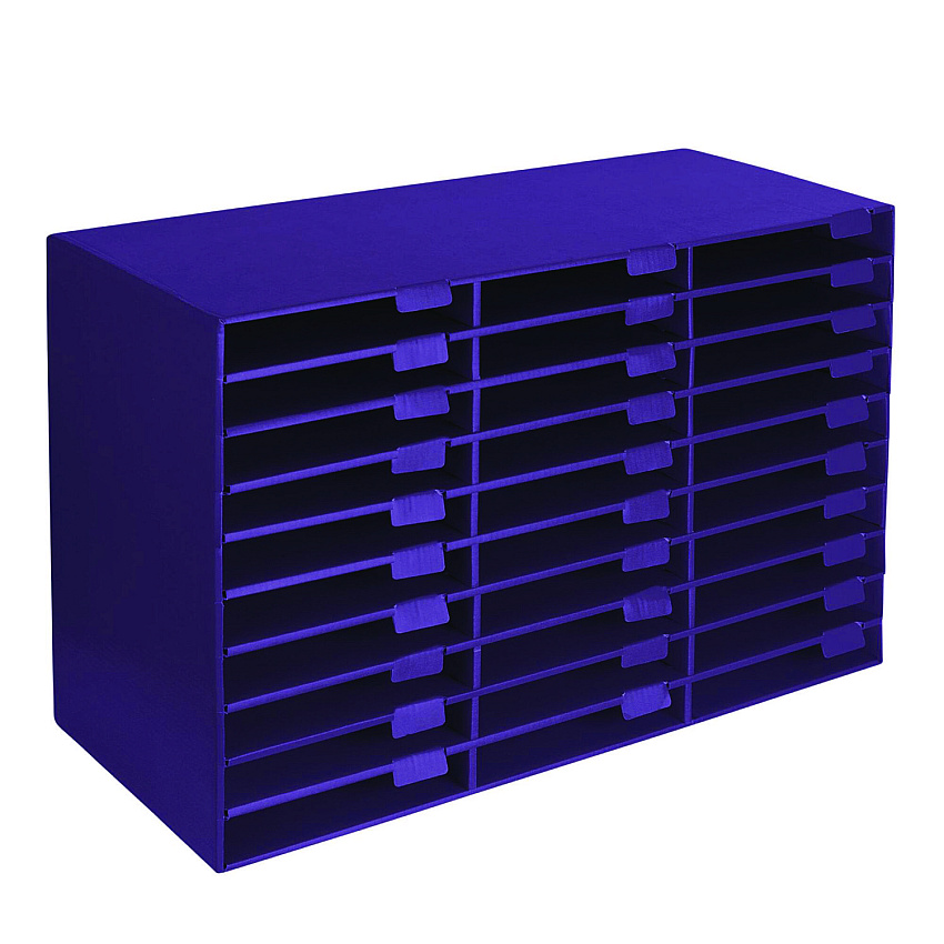 AdirOffice File Classroom Literature Organizer, 30 Sections, Letter Size, 32 x 13 x 21, Purple (I50130PUR)