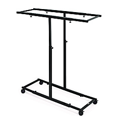 AdirOffice Blueprint Storage Cabinet Steel Vertical Plan Center, Assorted Document Sizes,15" x 27" to 47.25" x 32.5" to 57", Black (I614BLK)