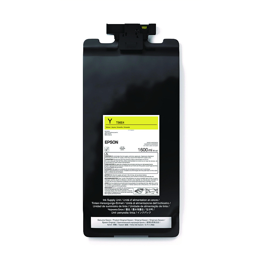 Epson T56E420 (T56E) UltraChrome PRO12 Ink, 1.6 L, Yellow