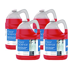 Diversey Floor Science Neutral Floor Cleaner Concentrate, Slight Scent, 1 gal, 4/Carton (CBD540441)
