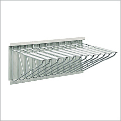 AdirOffice Large File Blueprint Pivot Wall Rack, Assorted Document Sizes Accommodated, 11" x 15.8" x 23.9", Gray (I617)