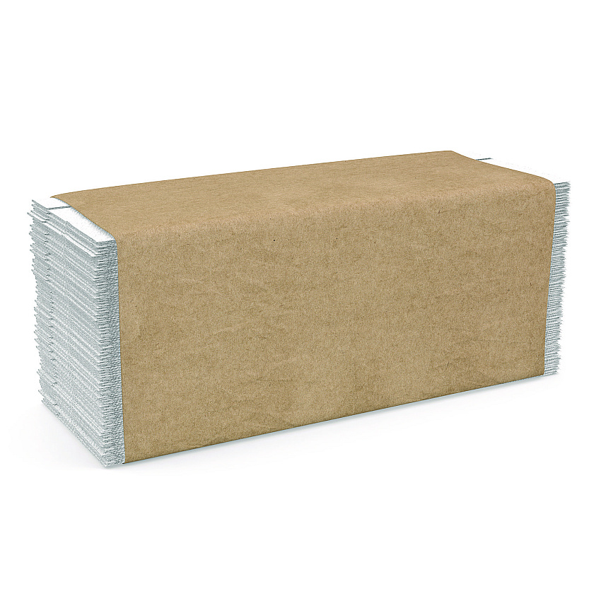Cascades Select Folded Paper Towels, C-Fold Towels, 1-Ply, 3.75 x 10, White, 198 Towels/Pack, 12 Packs/Carton (H181)