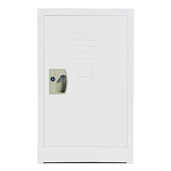 AdirOffice Steel Storage Locker, 1 Compartment, 15 x 15 x 24, White (I62902WHI)