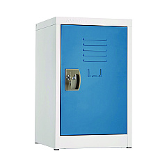 AdirOffice Steel Storage Locker, 1 Compartment, 15 x 15 x 24, Blue (I62902BLU)