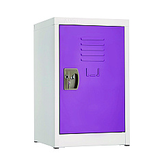 AdirOffice Steel Storage Locker, 1 Compartment, 15 x 15 x 24, Purple (I62902PUR)