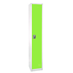 AdirOffice Steel Storage Locker, 1 Compartment, 12 x 12 x 72, Green (I629201GRN)