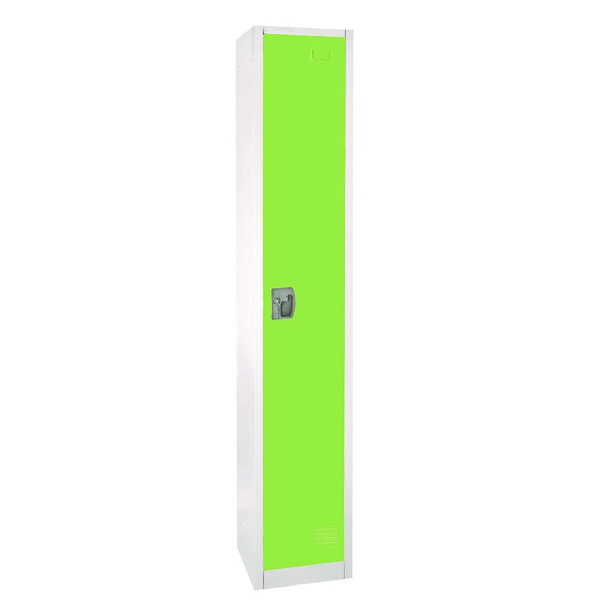 AdirOffice Steel Storage Locker, 1 Compartment, 12 x 12 x 72, Green (I629201GRN)