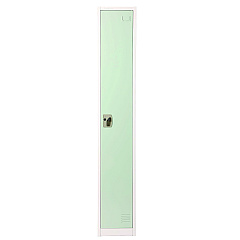 AdirOffice Steel Storage Locker, 1 Compartment, 12 x 12 x 72, Misty Green (I629201MGRN)